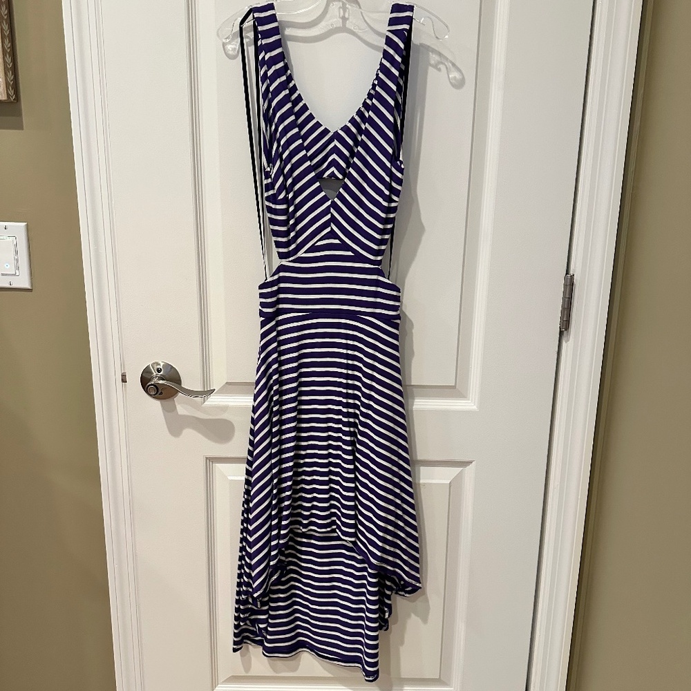 Bebe High Low Backless Dress XXS